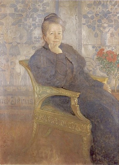 Selma Lagerlöf by Carl Larsson